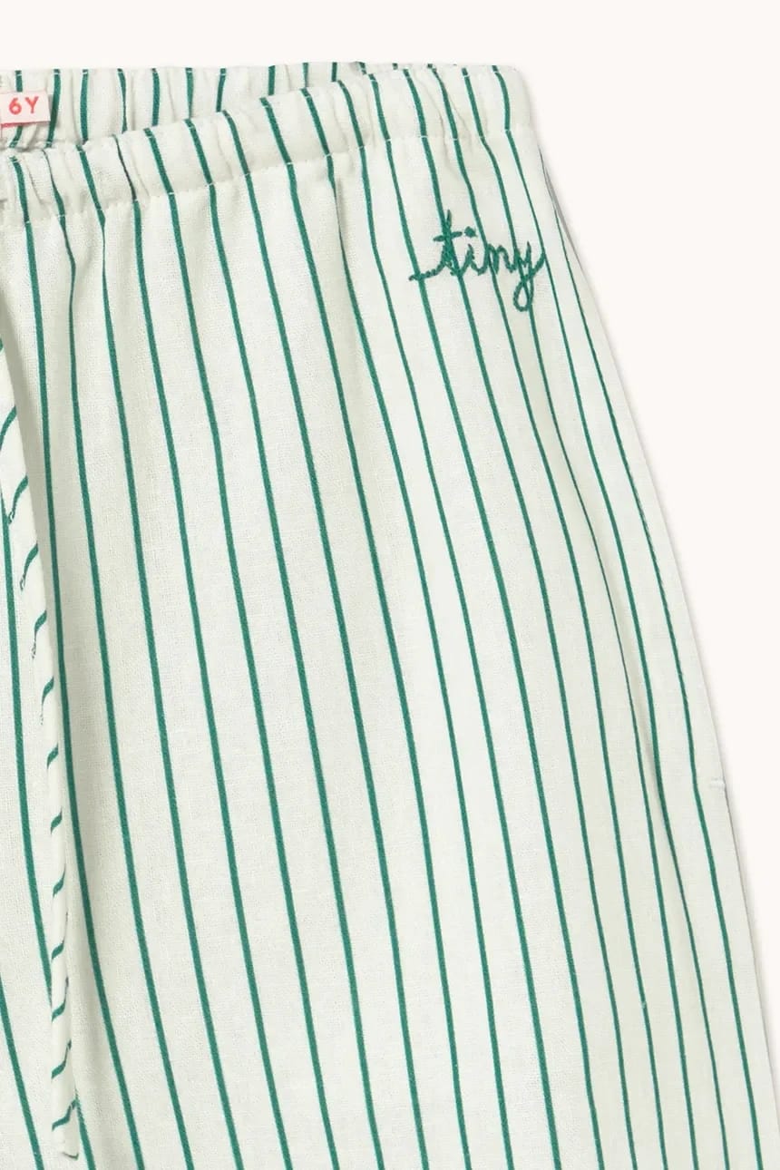 Детские брюки с добавлением льна EMERALD STRIPES PANT - фото 4