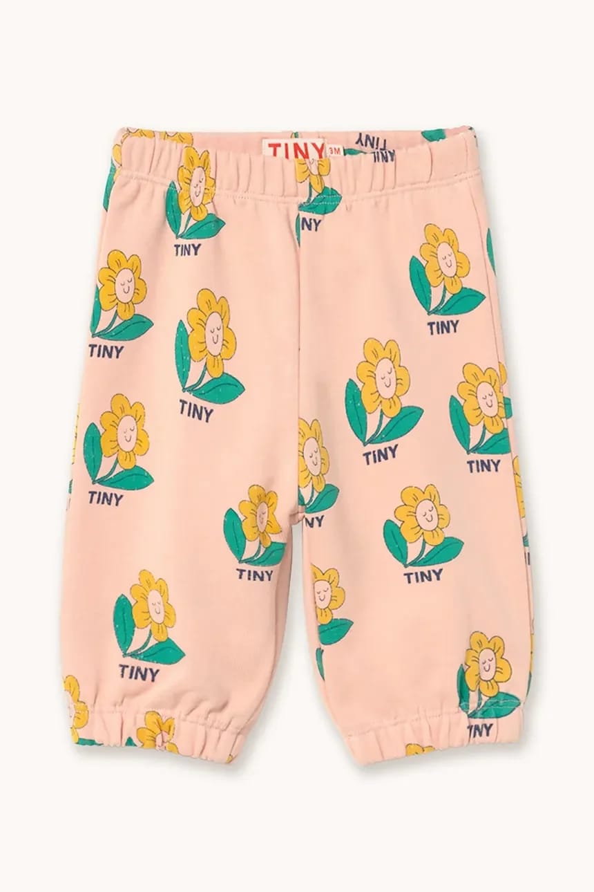 Детские хлопковые спортивные штаны TINY FLOWER BABY SEATPANT