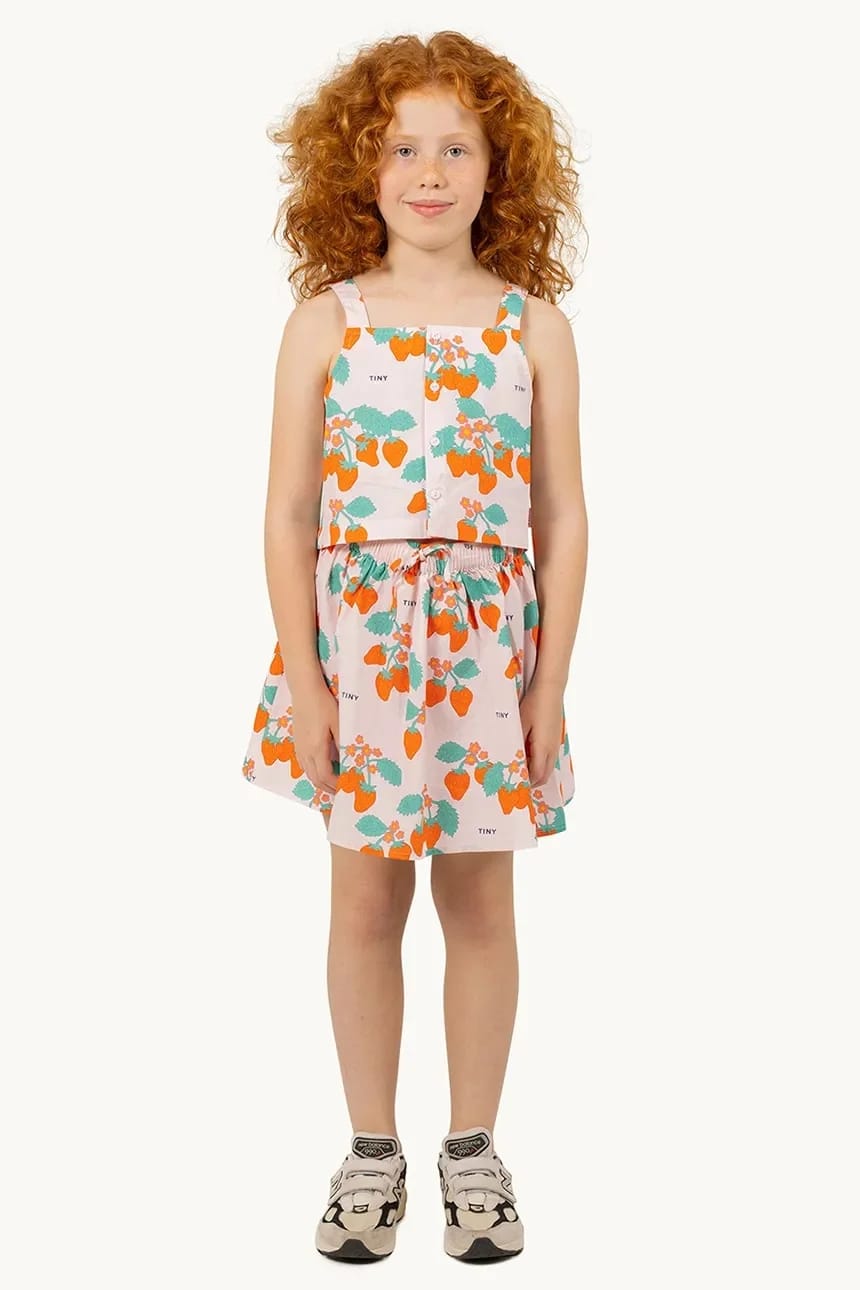 Детская хлопковая юбка STRAWBERRIES SKIRT