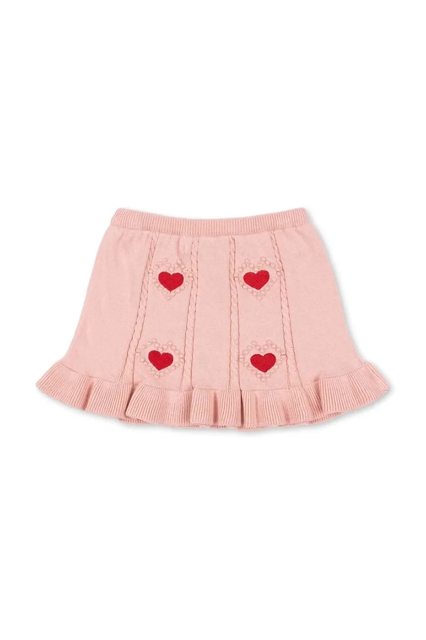 Детская хлопковая юбка SOLEIL KNIT SKIRT GOTS - фото 2