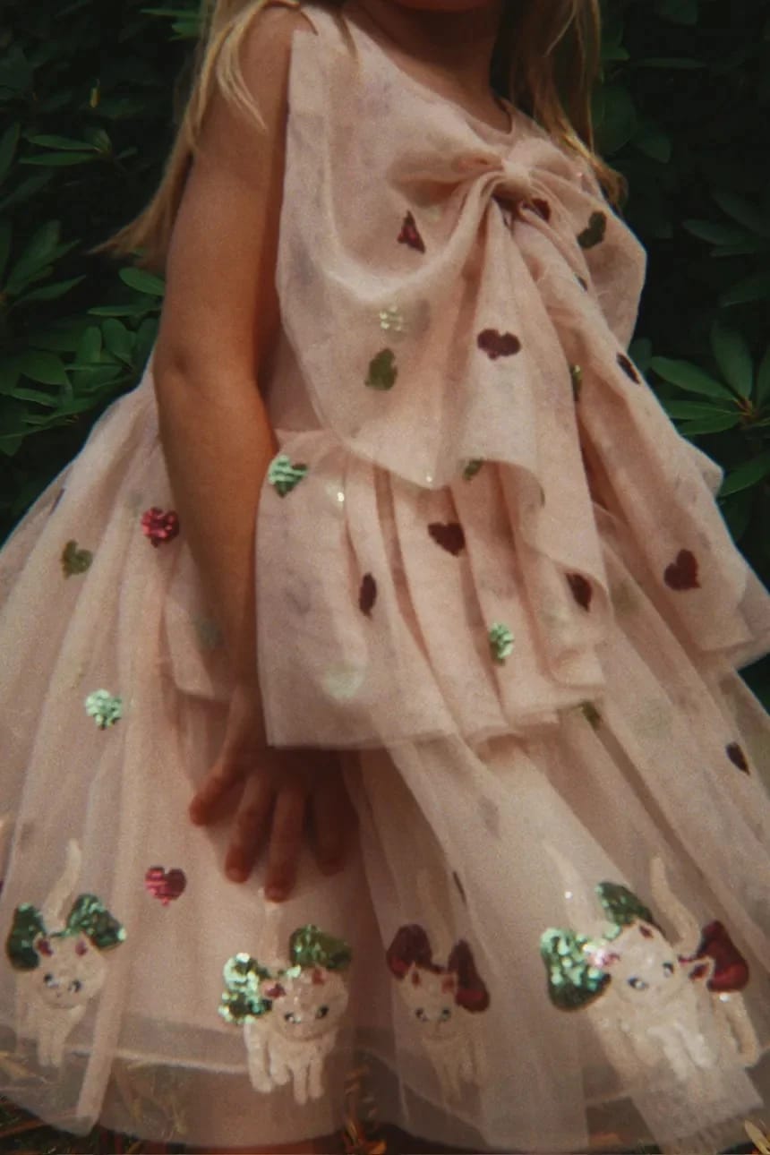 YVONNE BOW DRESS детское платье - фото 8