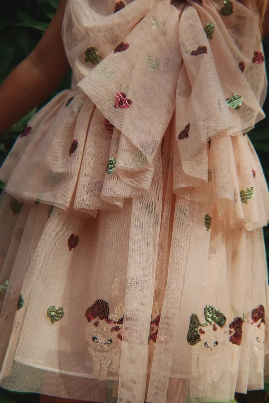 YVONNE BOW DRESS детское платье - фото 9