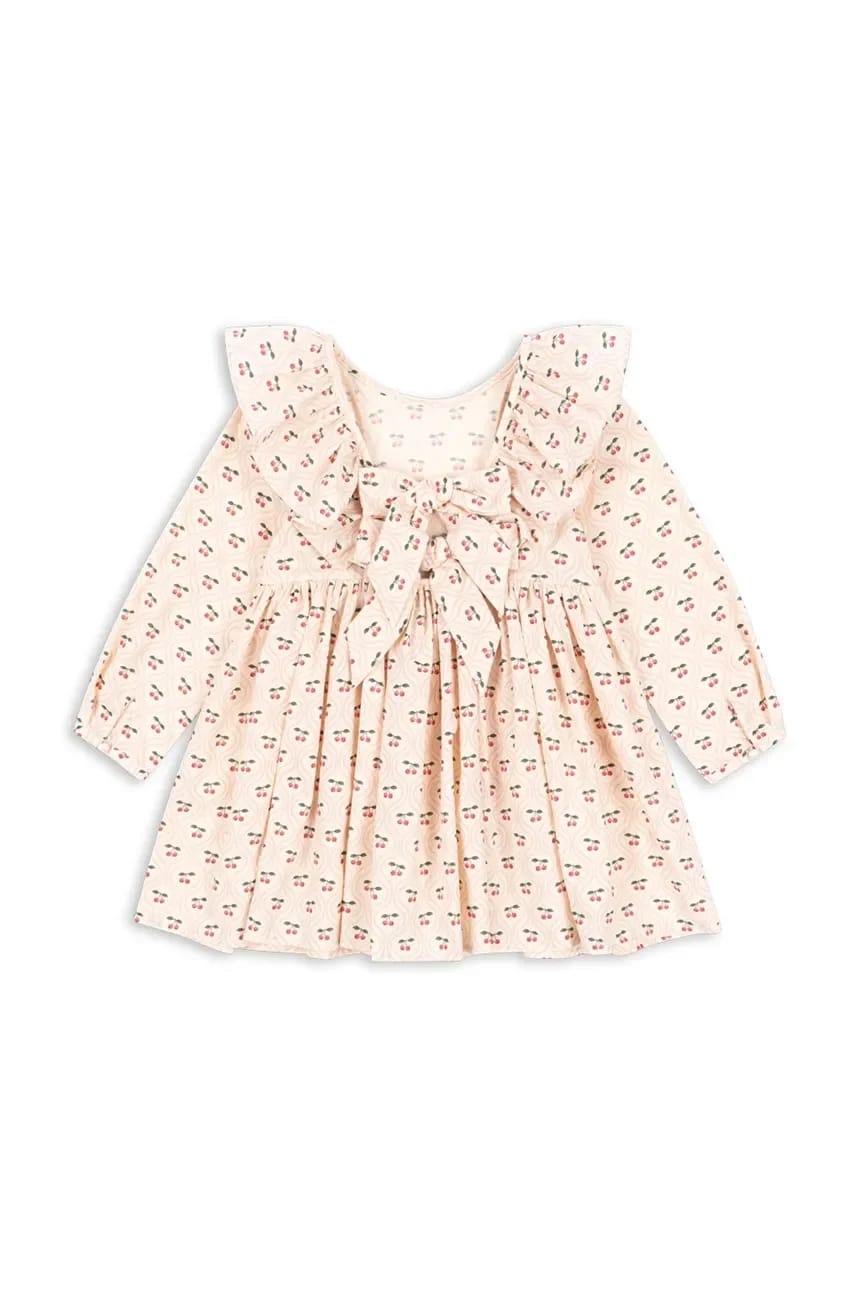 Детское хлопковое платье CIANNA LS BOW DRESS GOTS