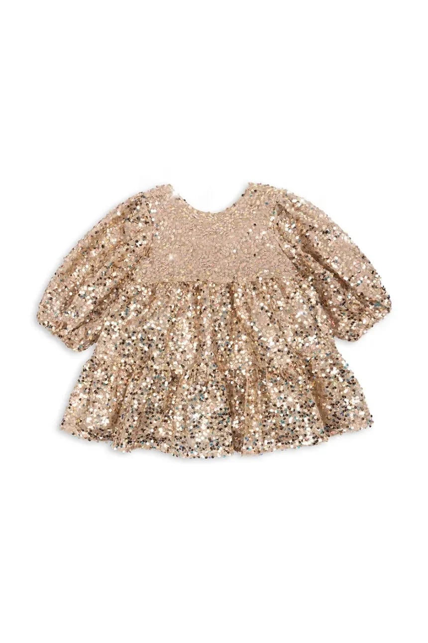 LILA SEQUINS BOW DRESS детское платье - фото 2