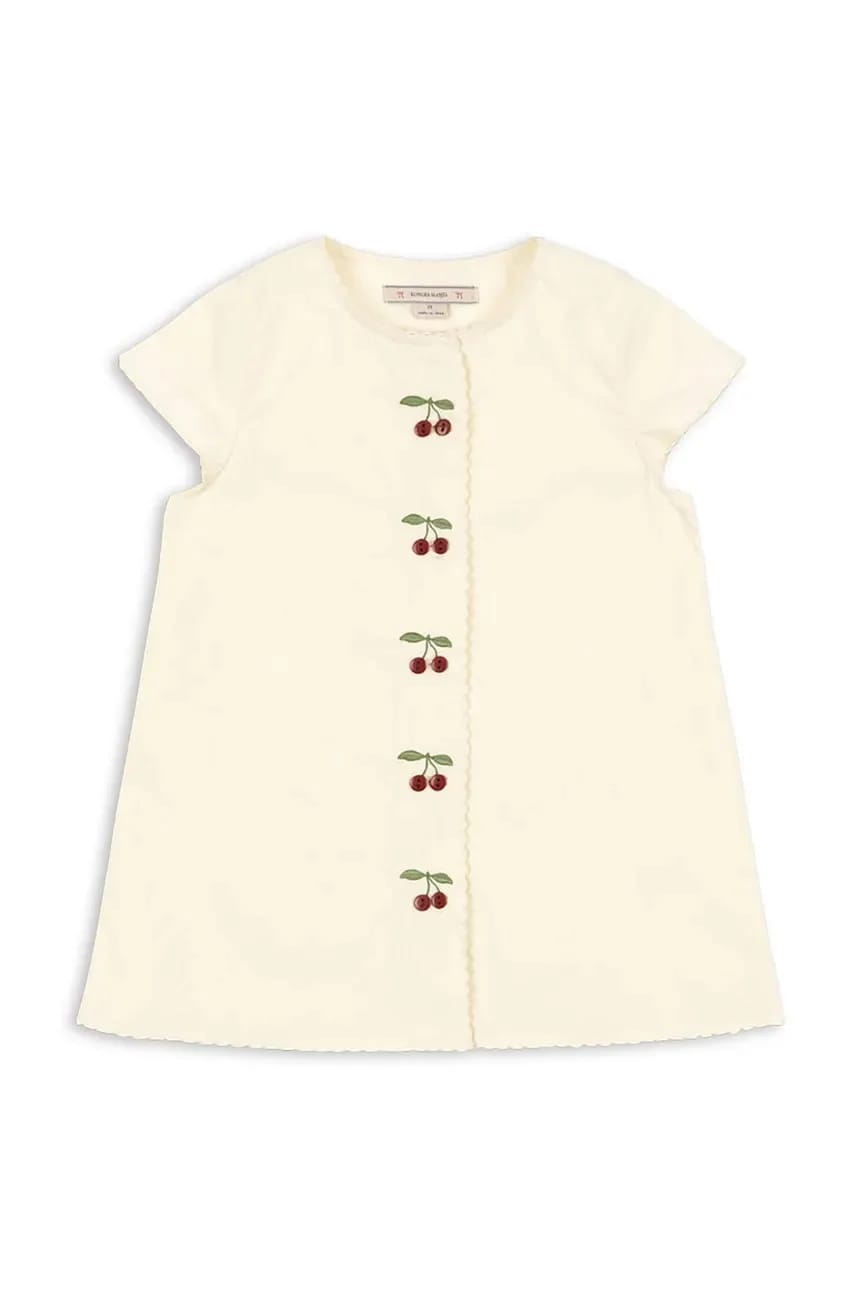 Детское хлопковое платье EVIA CHERRY DRESS GOTS
