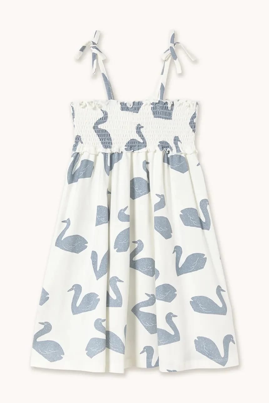 Детское хлопковое платье BIG SWANS KNITTED DRESS