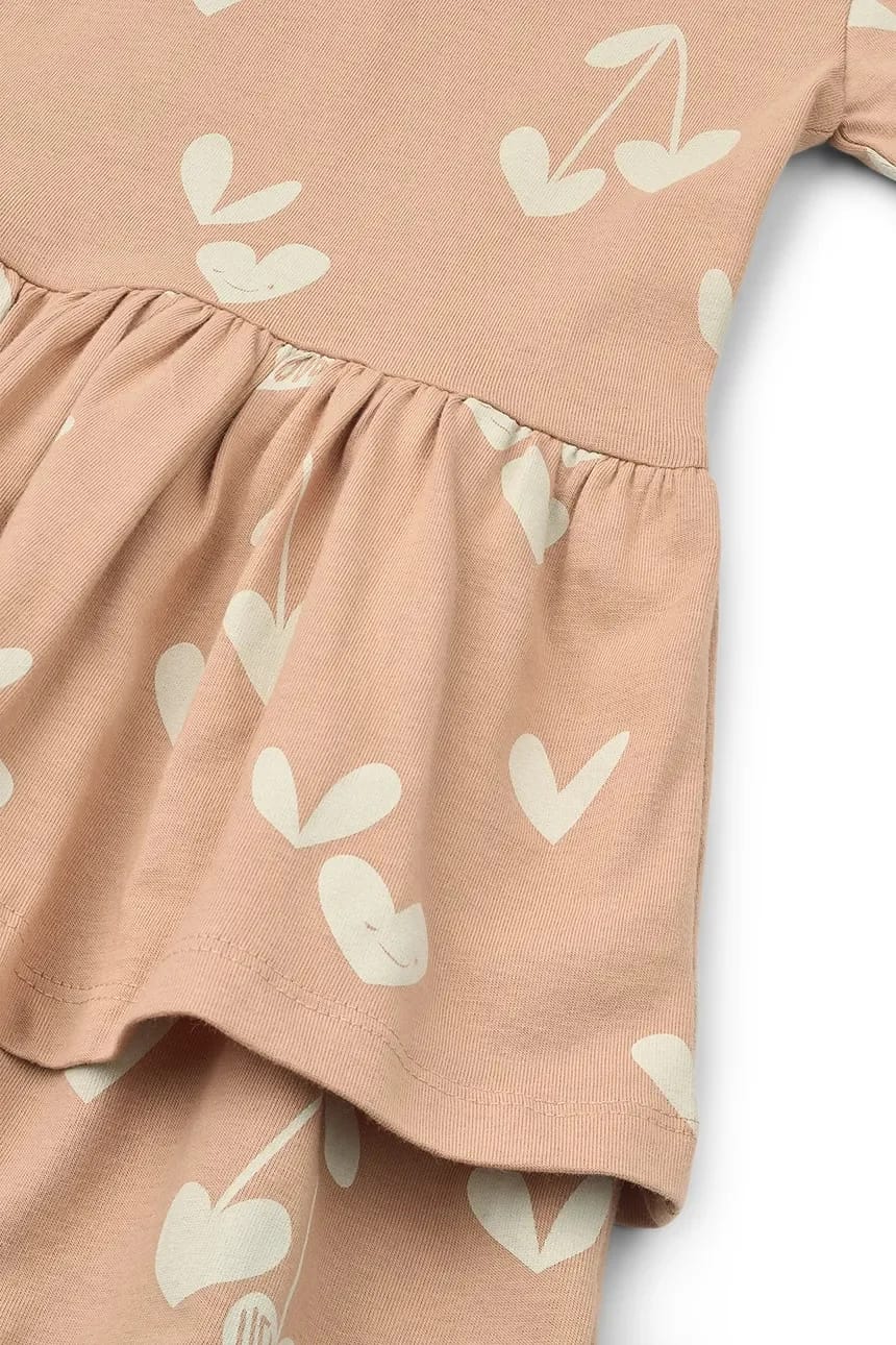 Детское хлопковое платье Mindy LS Dress - фото 3
