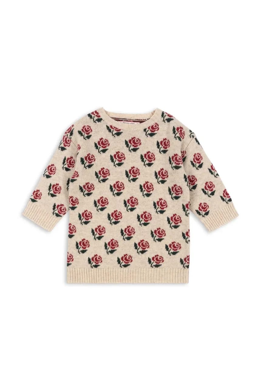 Детское платье с добавлением шерсти BELOU KNIT DRESS