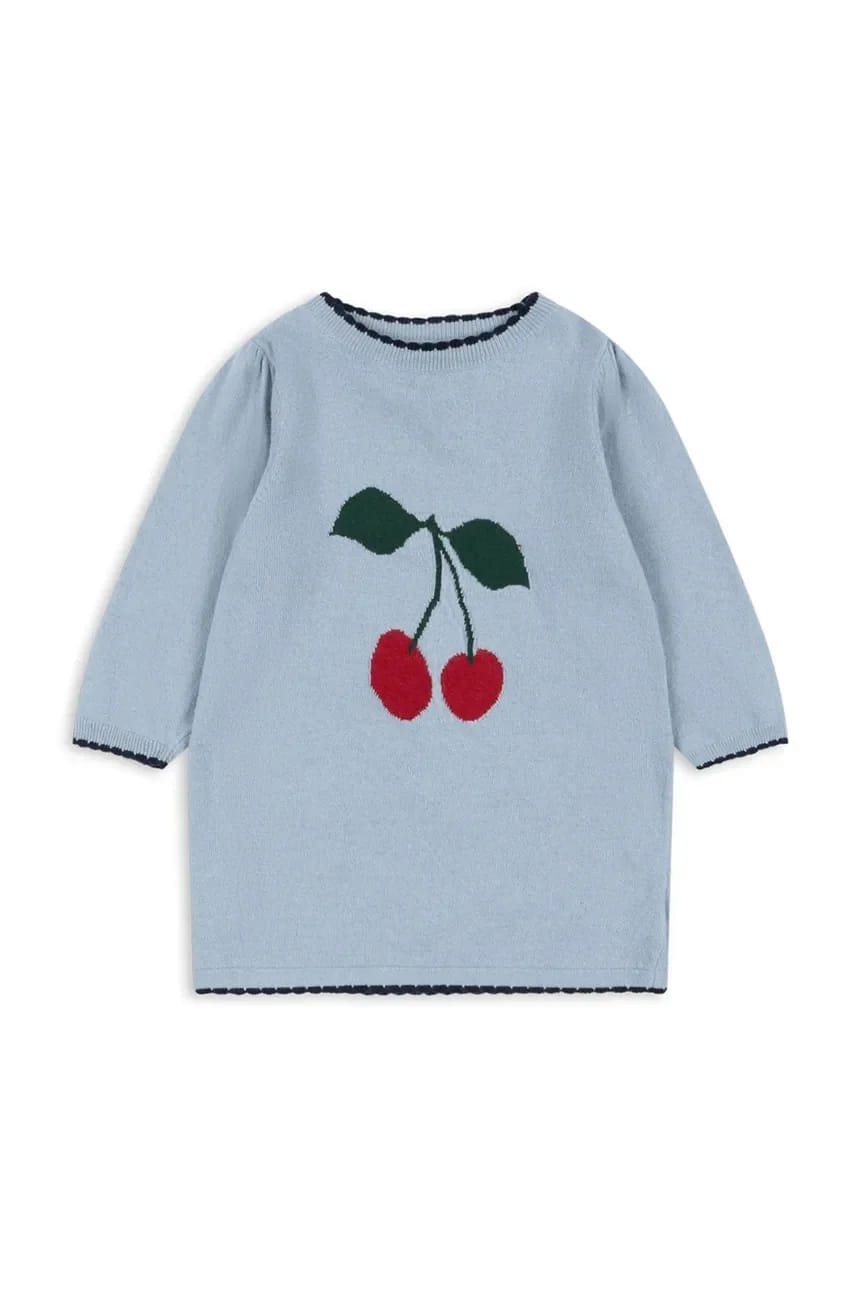 ALEXA KNIT DRESS детское платье из шерсти - фото 2