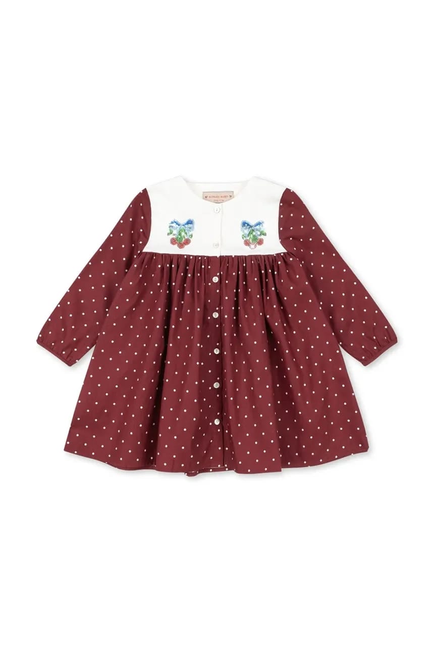 Детское хлопковое платье MUNA DRESS GOTS