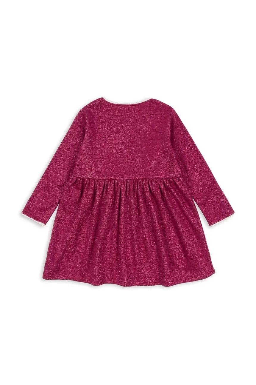 ROLI DRESS детское платье бордовое для девочек - фото 2