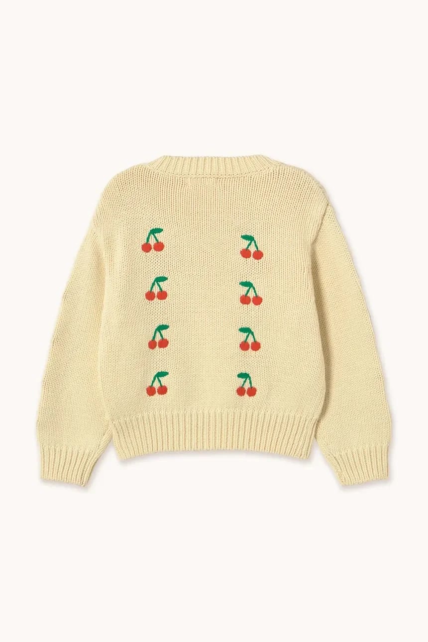 Детский хлопковый свитер MINI CHERRIES SWEATER - фото 3