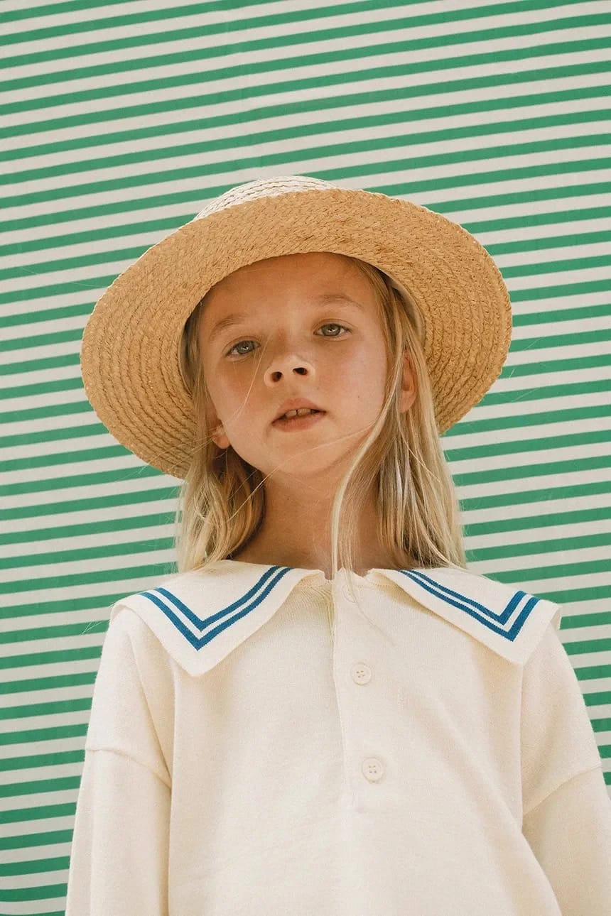 Детский хлопковый свитер SAILOR TINY CARDIGAN - фото 5