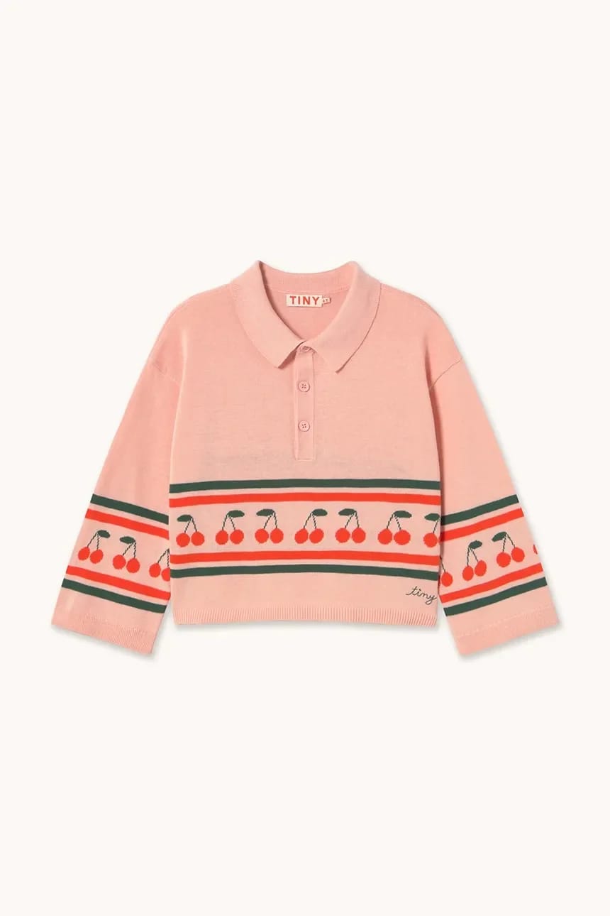 Детский хлопковый свитер CHERRIES SWEATER - фото 2
