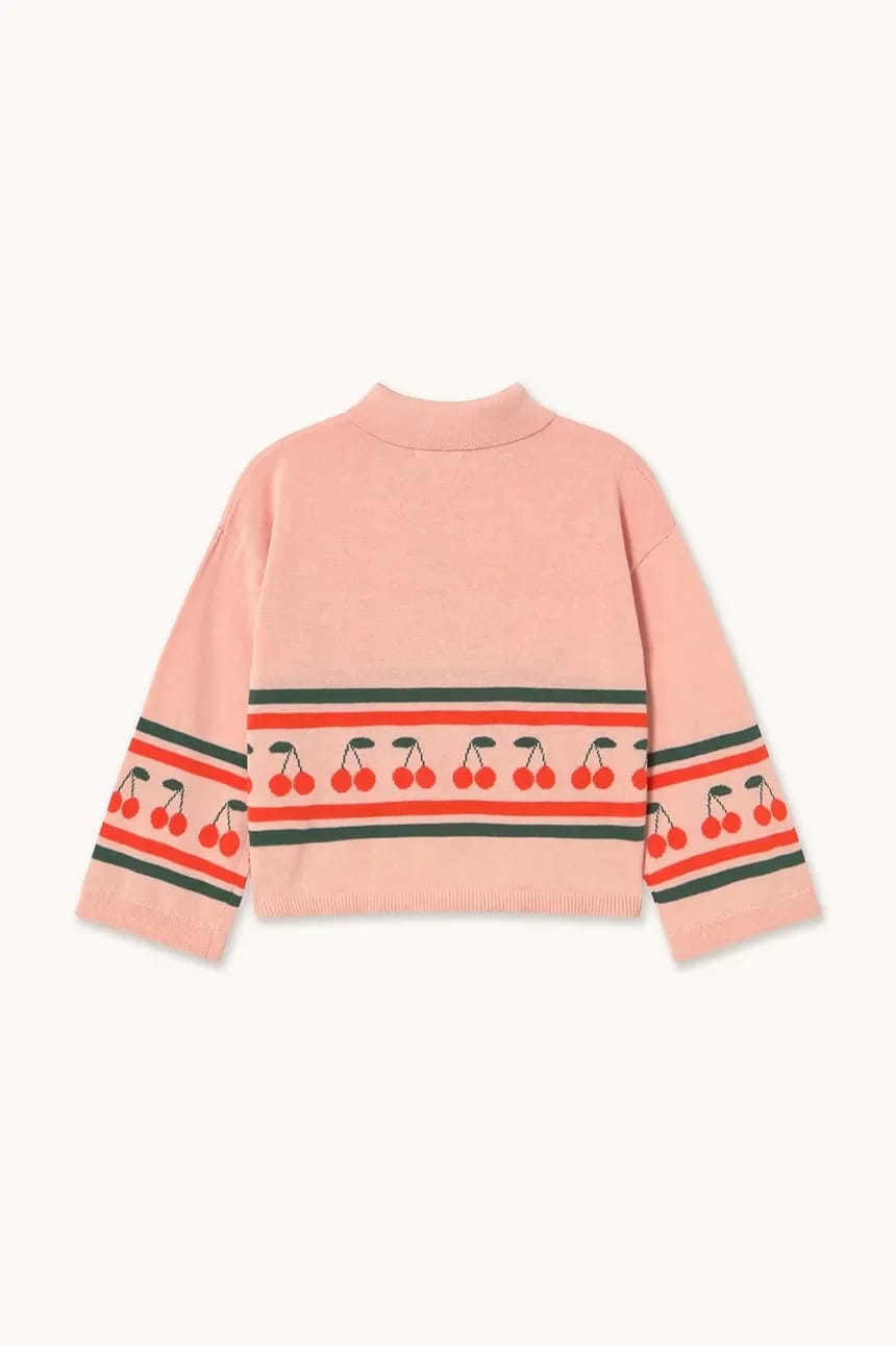 Детский хлопковый свитер CHERRIES SWEATER - фото 3