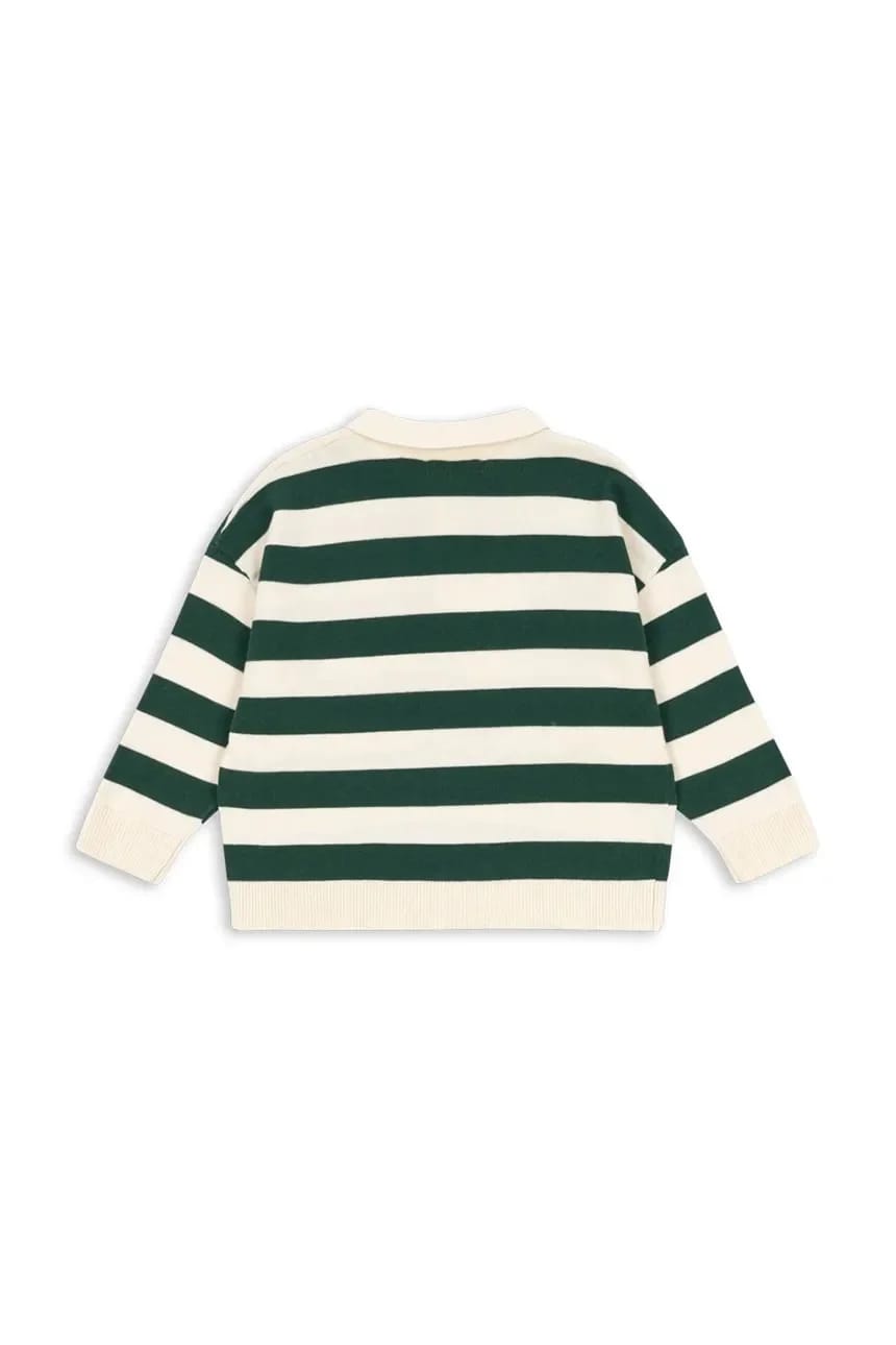 Детский хлопковый свитер MANIS KNIT POLO - фото 2
