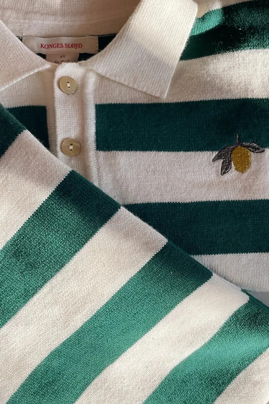 Детский хлопковый свитер MANIS KNIT POLO - фото 5