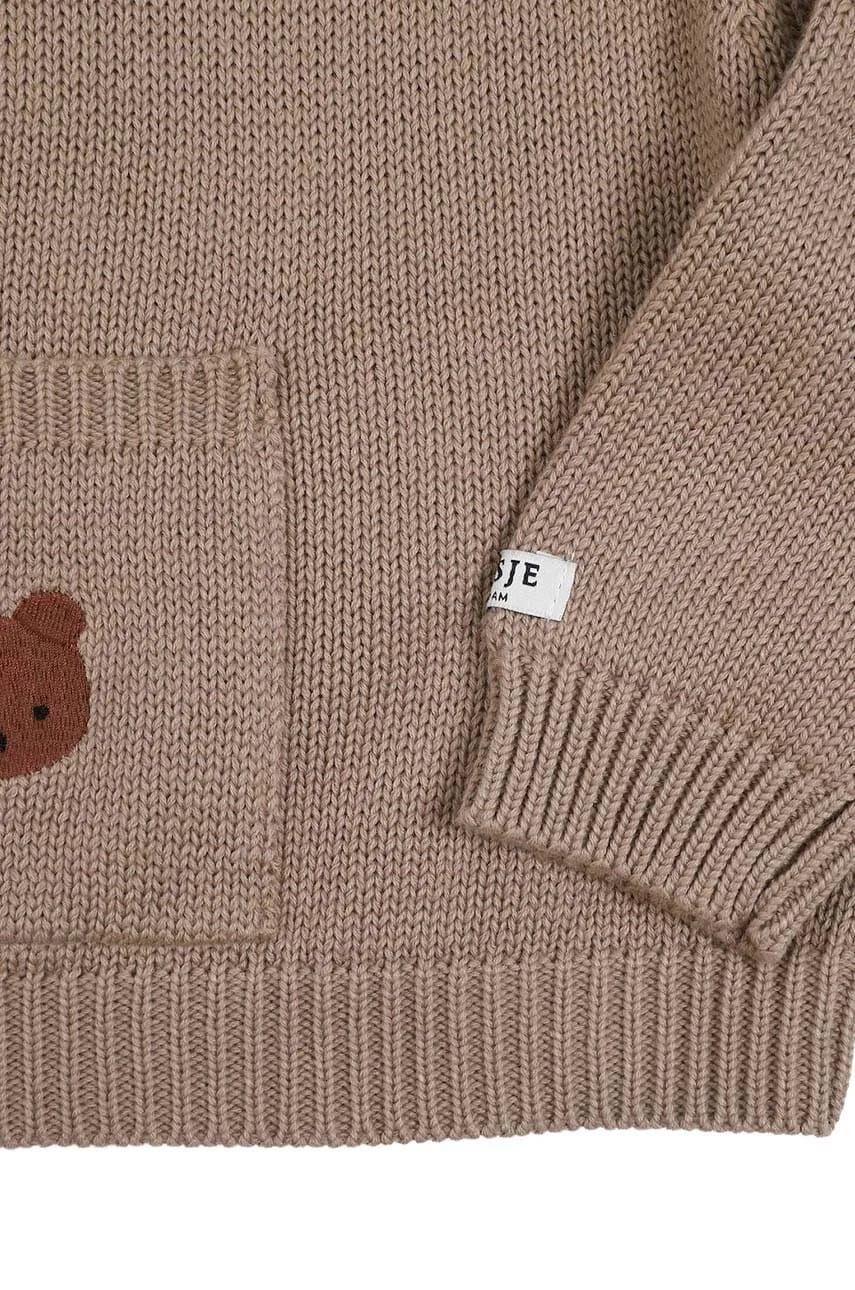 Хлопковый детский свитер Loeke Sweater Bear - фото 4