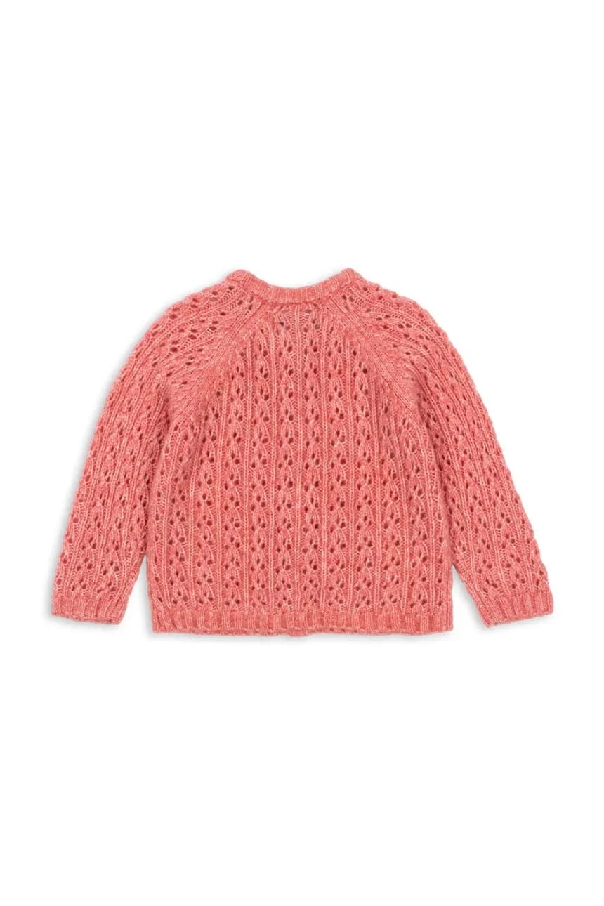 Детский кардиган из шерсти ISA CARDIGAN - фото 3