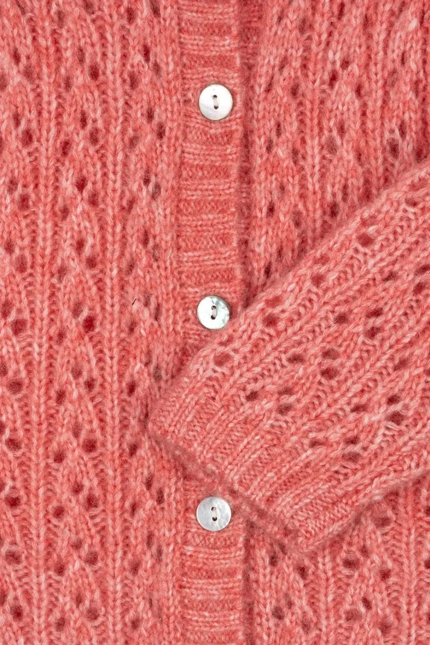 Детский кардиган из шерсти ISA CARDIGAN - фото 5