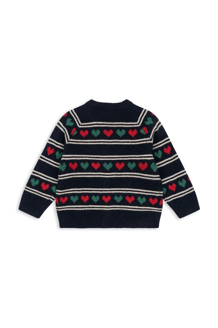Детский кардиган с добавлением шерсти BELOU KNIT CARDIGAN - фото 3