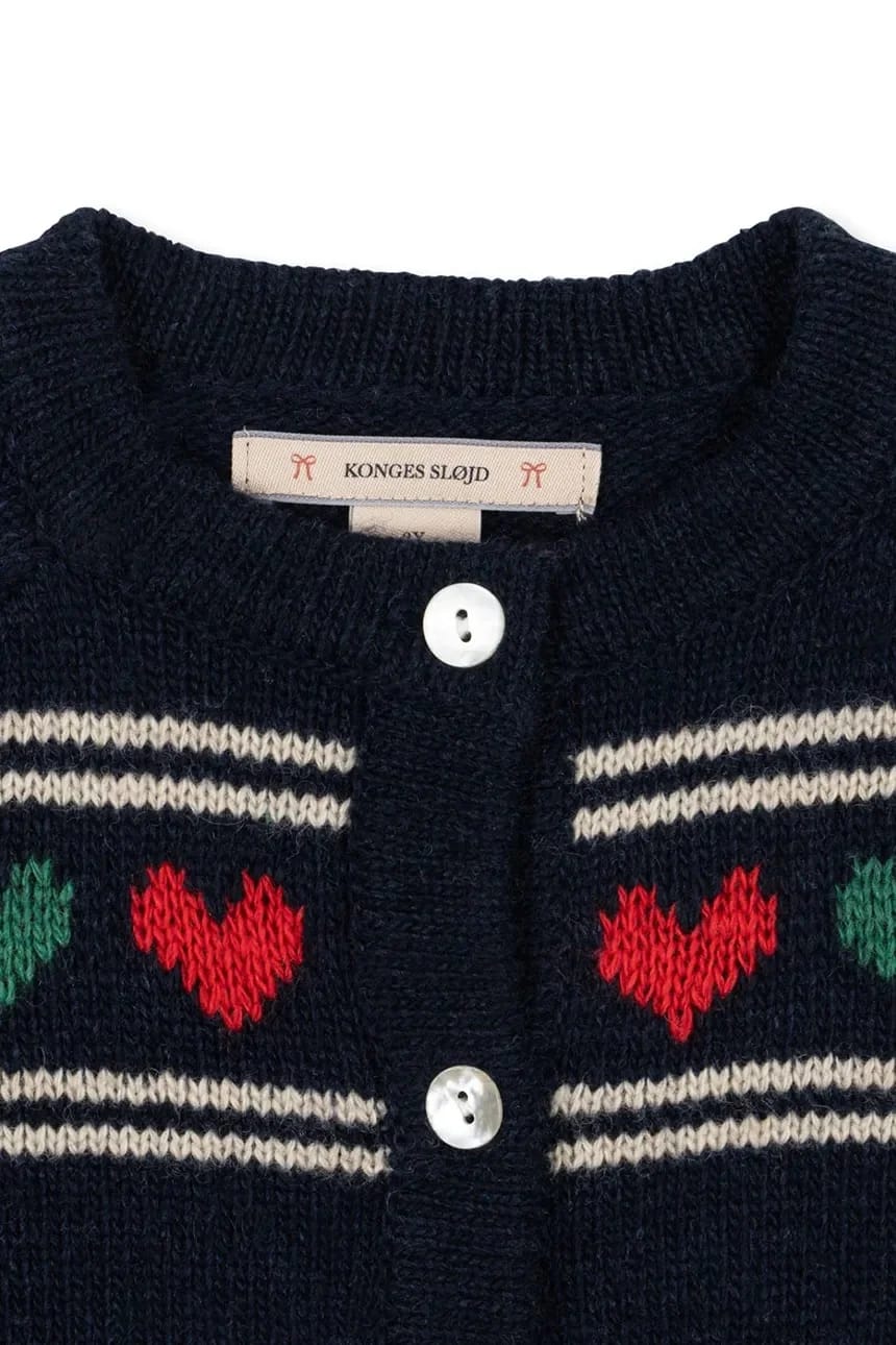 Детский кардиган с добавлением шерсти BELOU KNIT CARDIGAN - фото 4