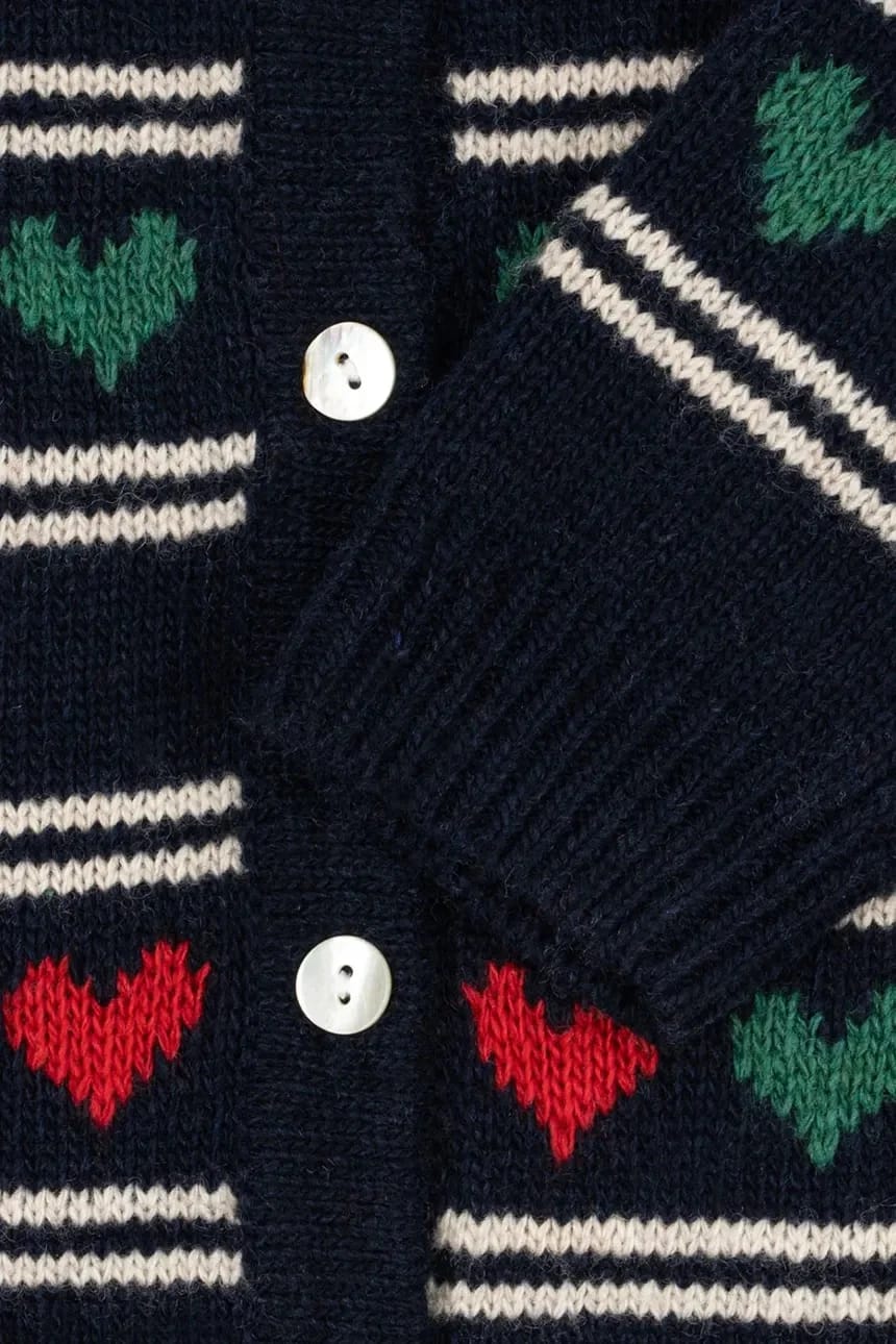 Детский кардиган с добавлением шерсти BELOU KNIT CARDIGAN - фото 5