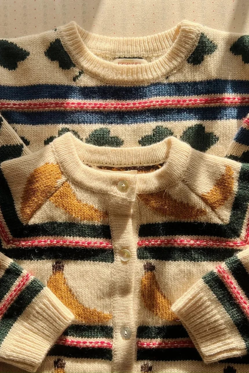BILLI KNIT CARDIGAN детский кардиган из шерсти - фото 6