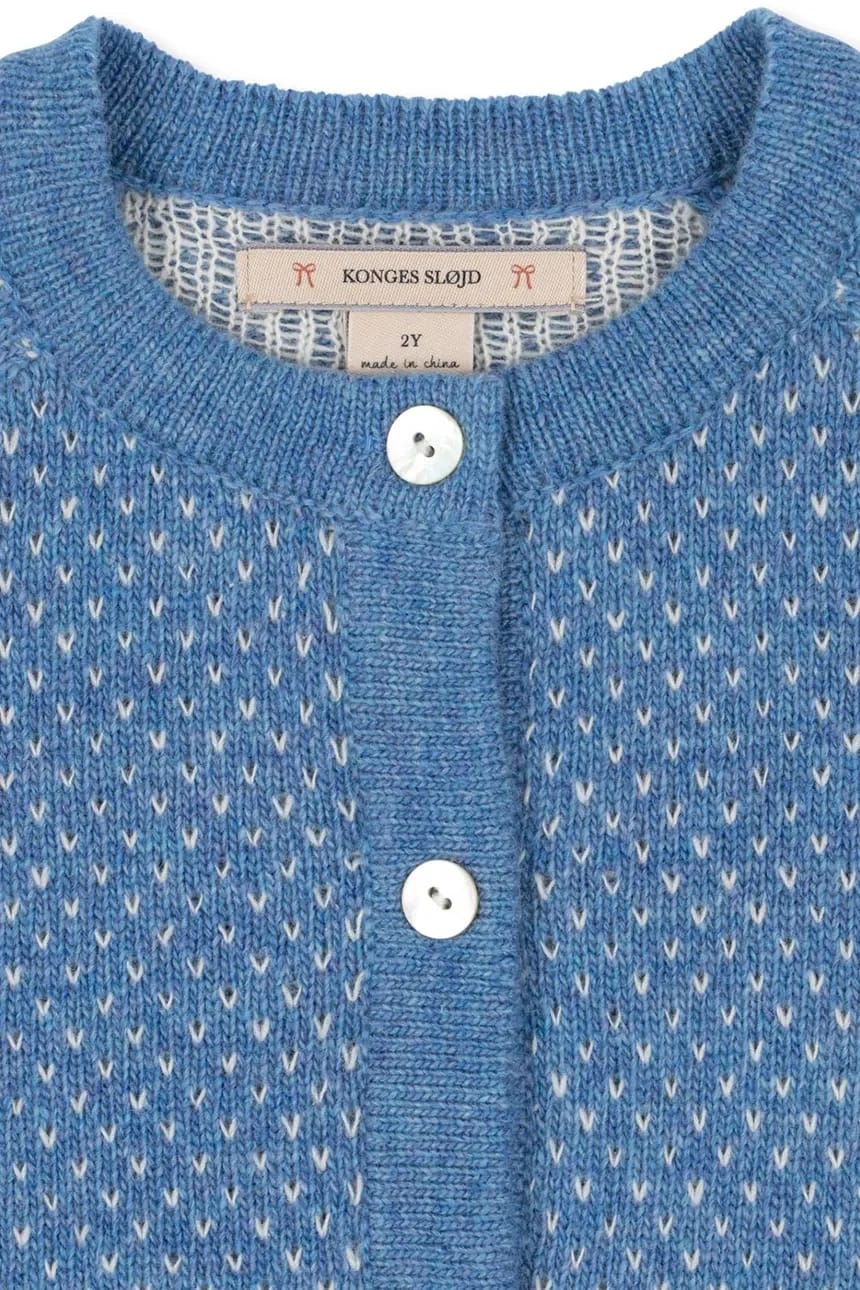 Детский кардиган с добавлением шерсти BELOU KNIT CARDIGAN - фото 4
