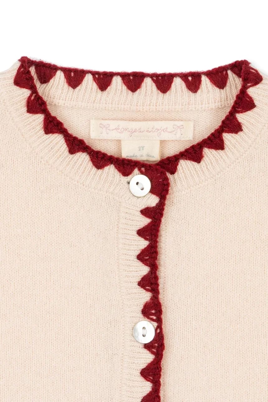 Детский шерстяной кардиган COLLETTE CARDIGAN - фото 4