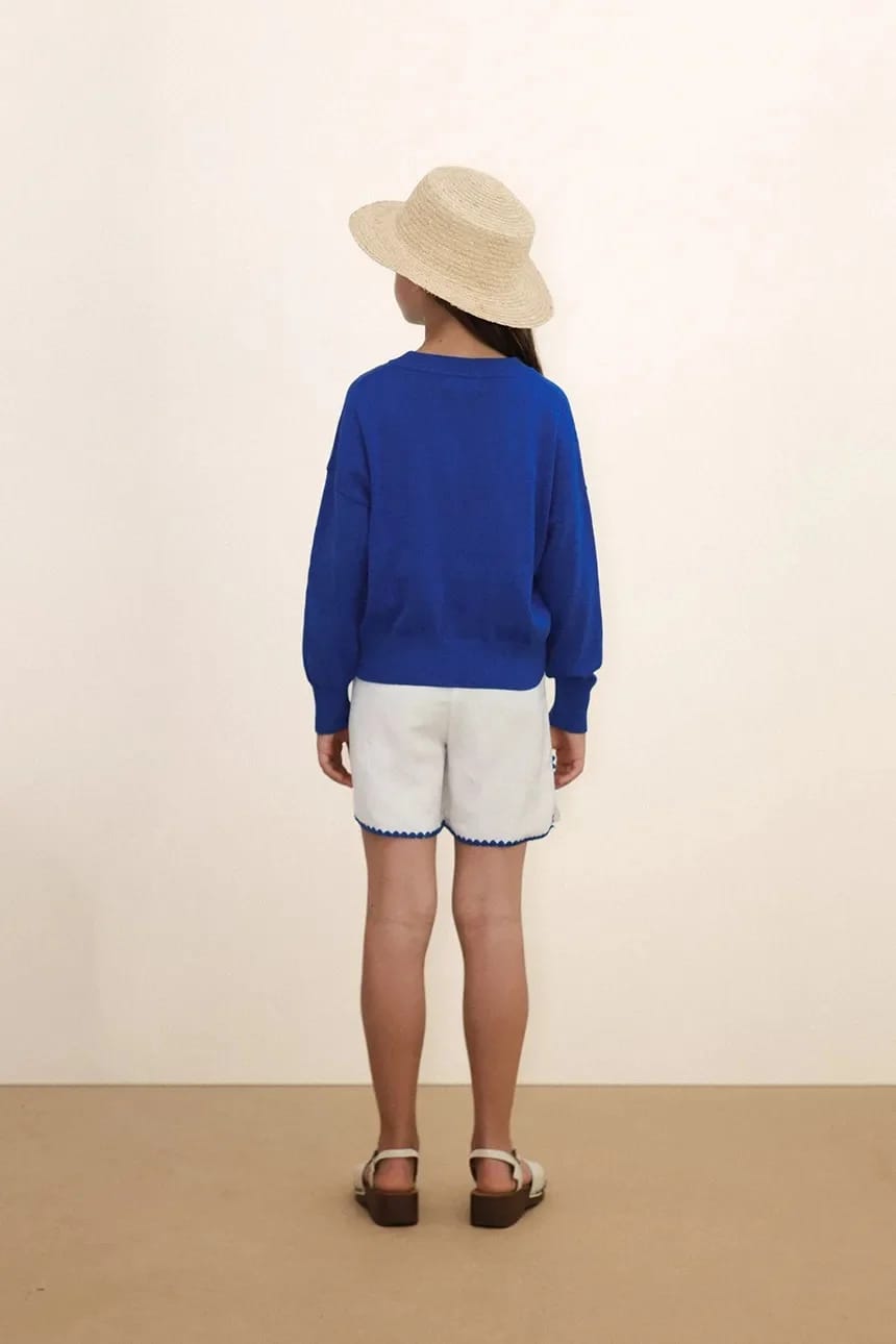 Детский кардиган из хлопка SWANS DIAMONDS CARDIGAN - фото 7