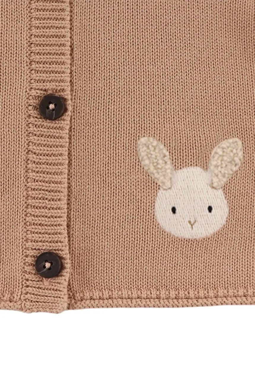 Детский хлопковый кардиган Danta Cardigan Fluffy Bunny - фото 5