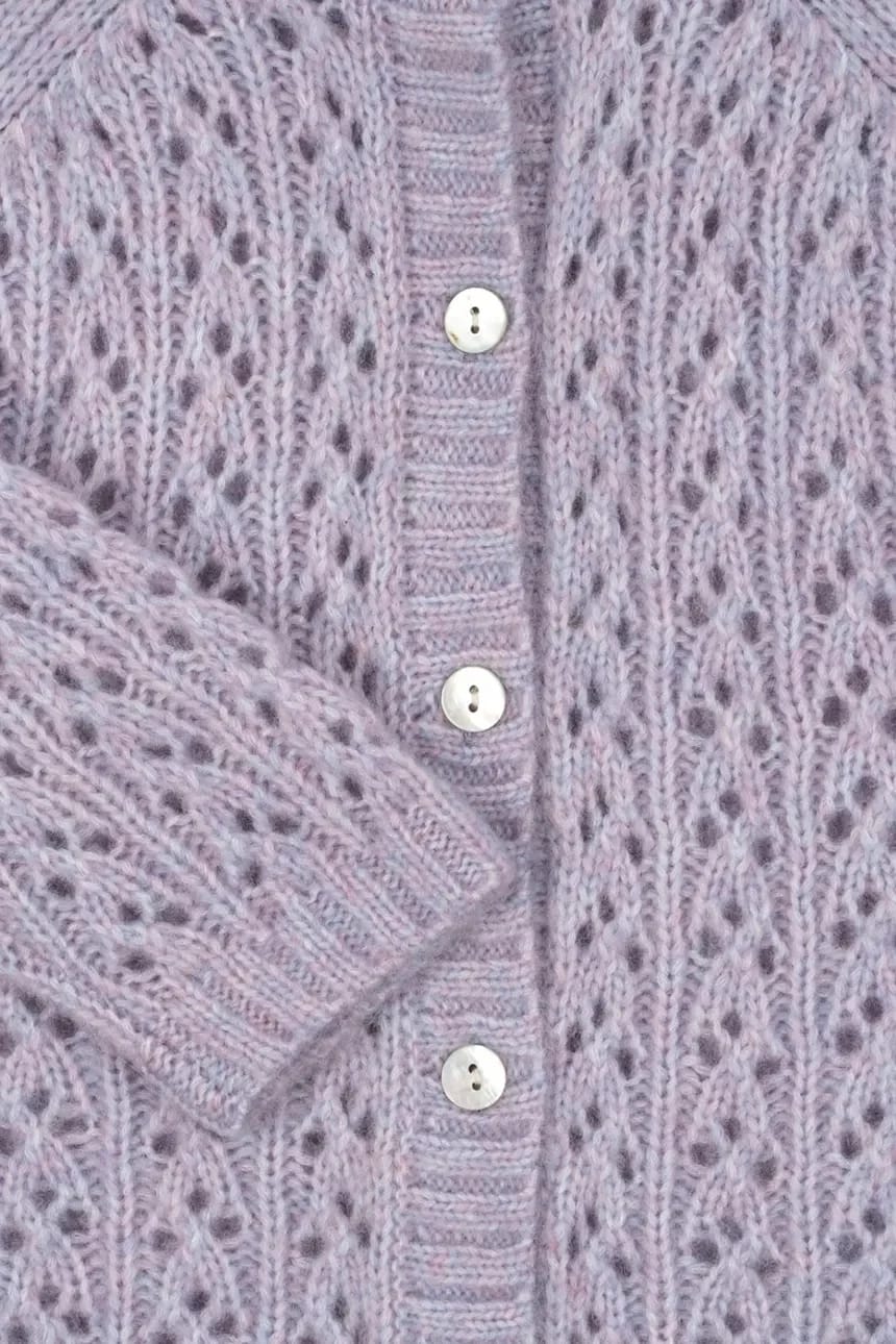 Детский кардиган из шерсти ISA CARDIGAN - фото 5