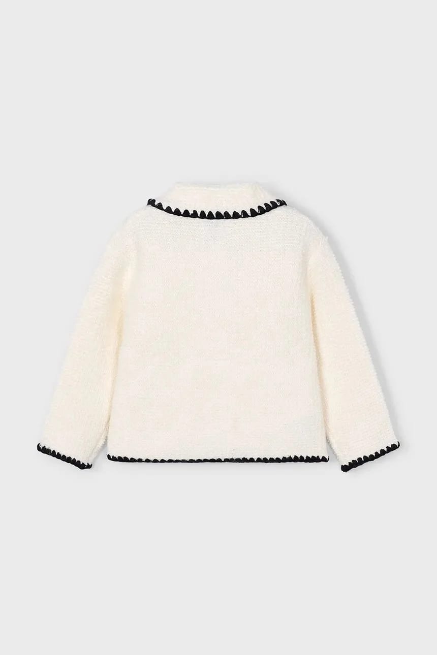 Детский свитер бежевый для девочек - фото 3