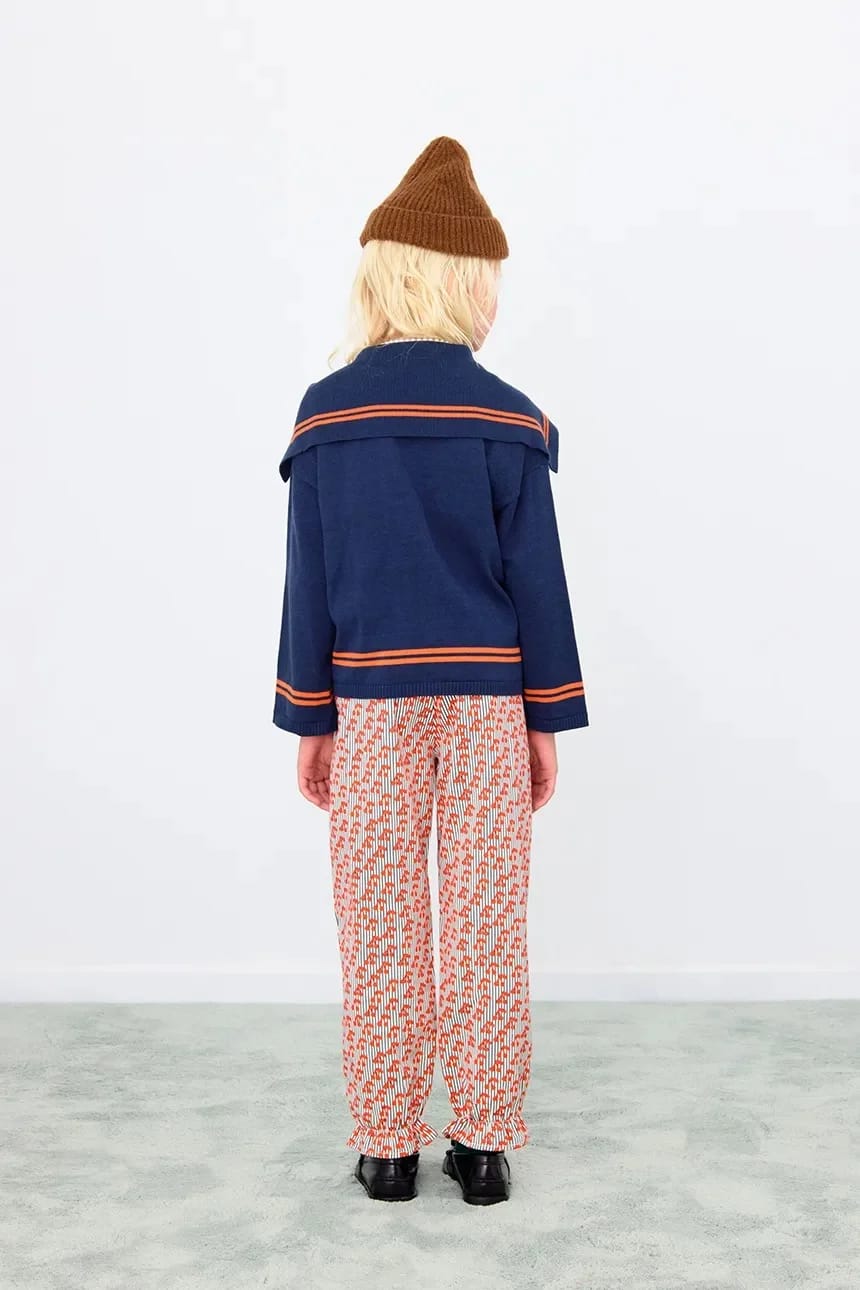 Детский свитер STRIPES TINY CARDIGAN - фото 6