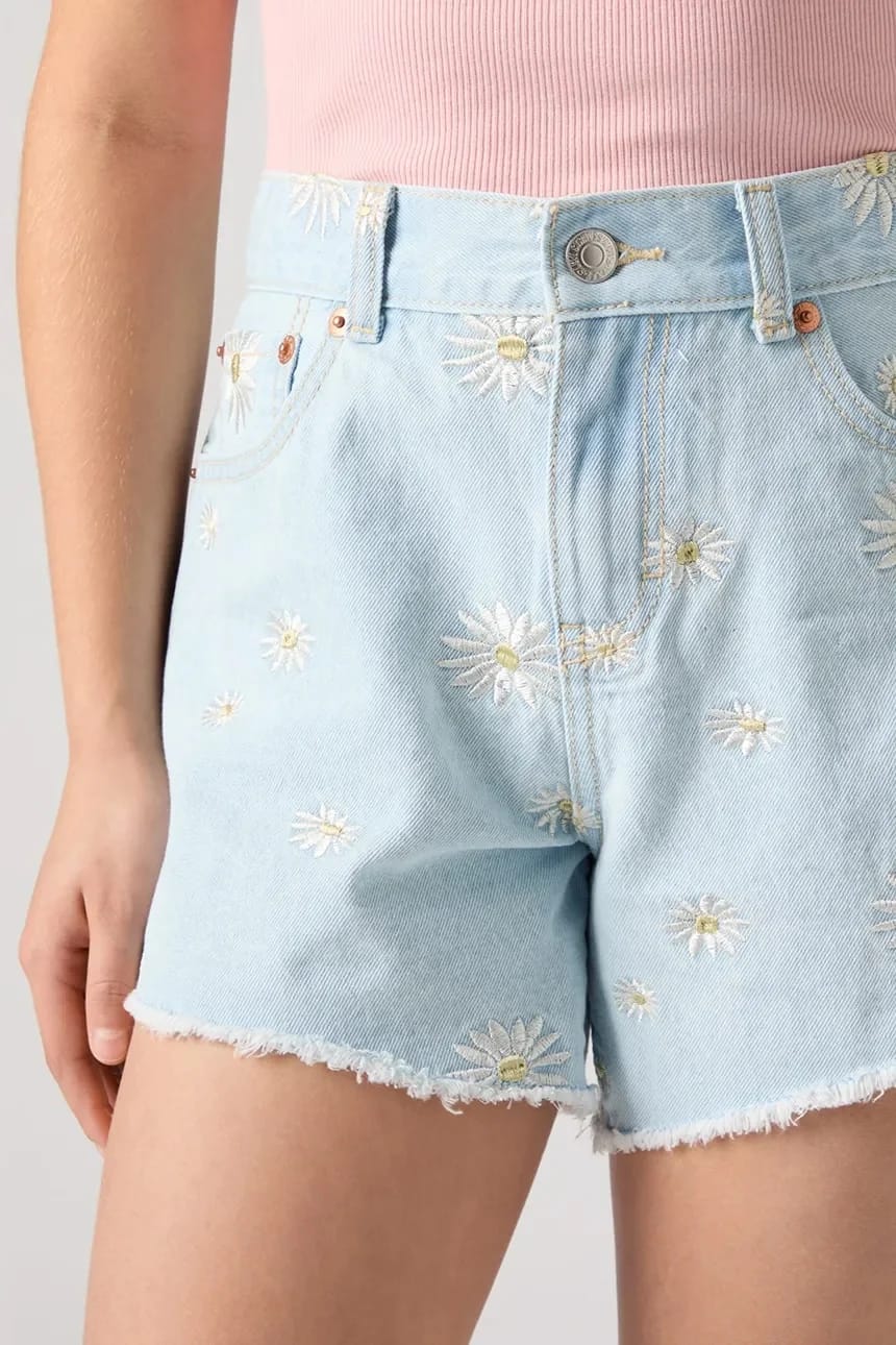 Детские джинсовые шорты DAISY DENIM A LINE SHORT - фото 7