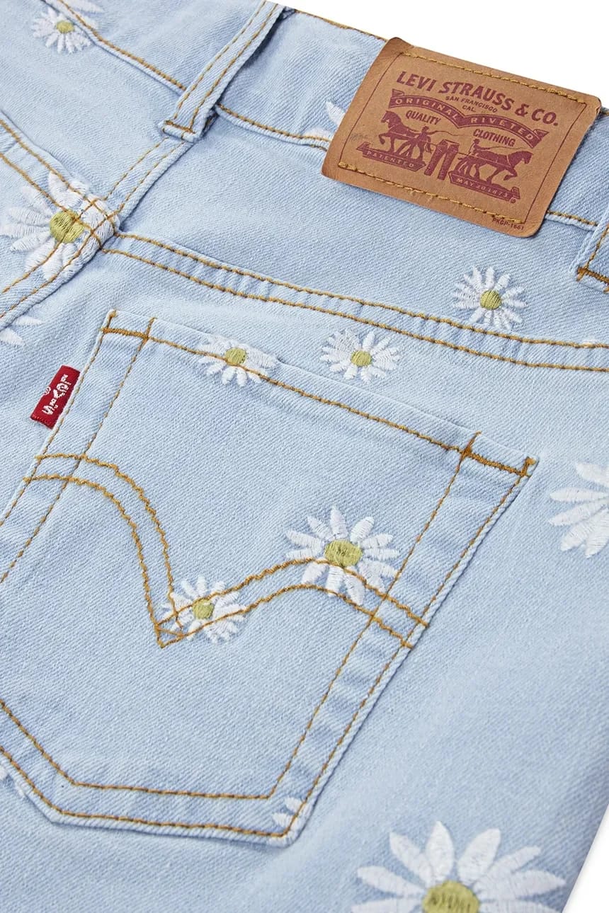 Детские джинсовые шорты DAISY DENIM A LINE SHORT - фото 4