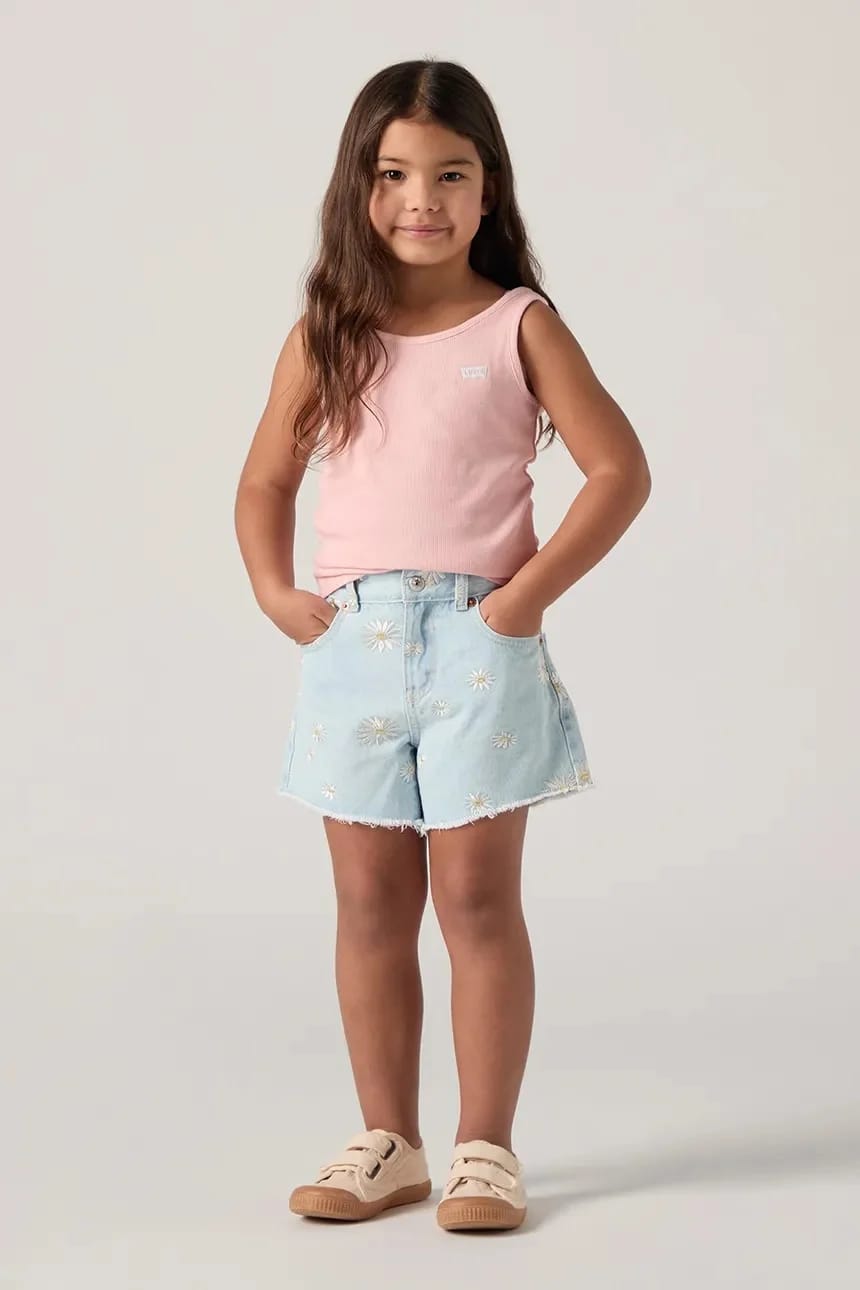 Детские джинсовые шорты DAISY DENIM A LINE SHORT - фото 5