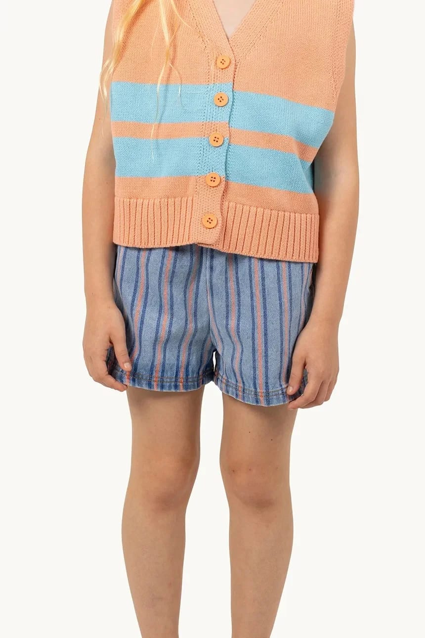 Детские хлопковые шорты STRIPES MULTICOLOR SHORT - фото 4