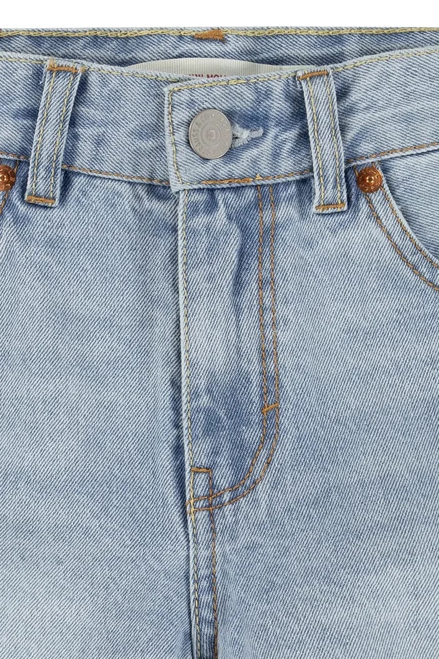 Детские джинсовые шорты MINI MOM SHORT В ВЫШИВКЕ - фото 6