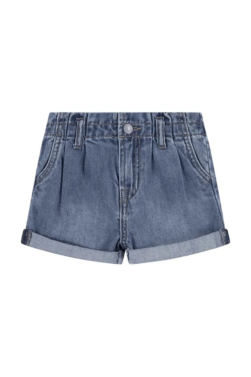Детские джинсовые шорты PLEAT PAPER BAG SHORT