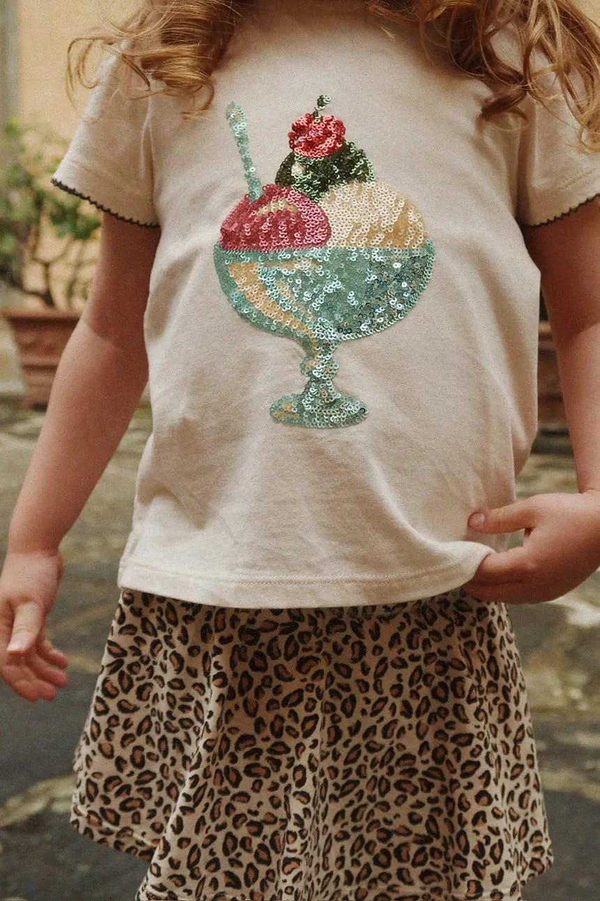 Детская хлопковая футболка FAMO PUFF TEE GOTS