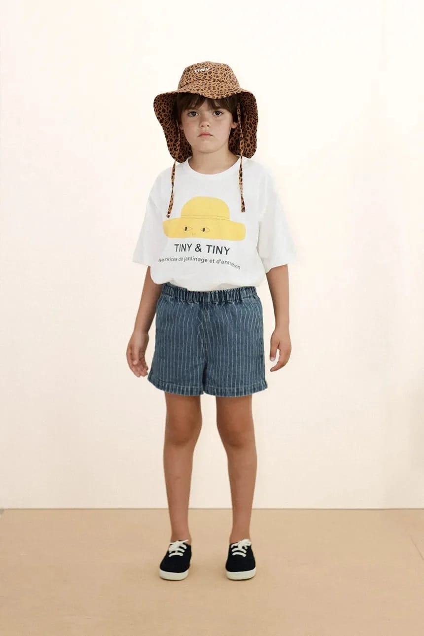 Детская хлопковая футболка TINY HAT GRAPHIC TEE - фото 5