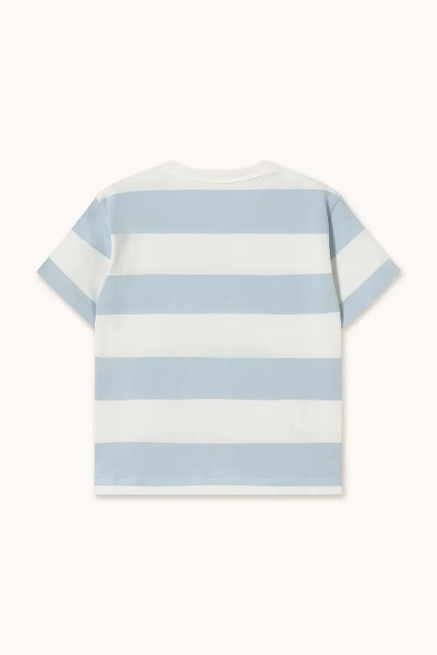 Детская хлопковая футболка STRIPES KNIT TEE - фото 3