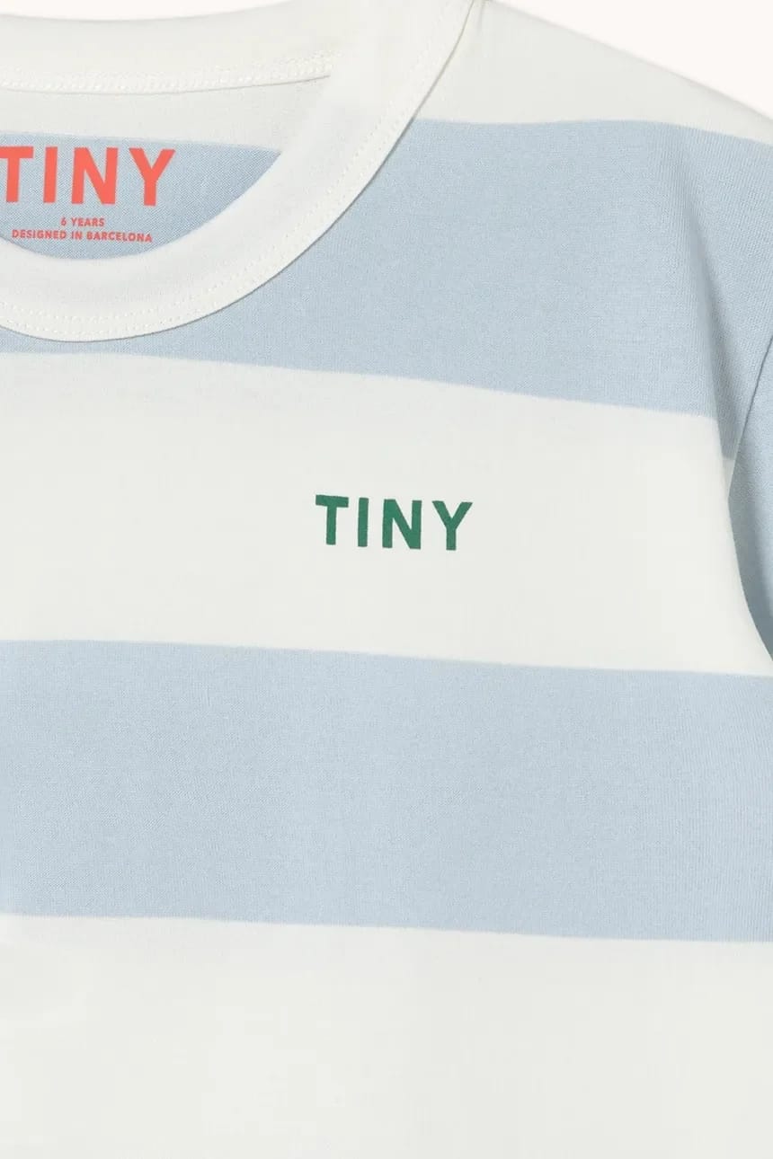 Детская хлопковая футболка STRIPES KNIT TEE - фото 4