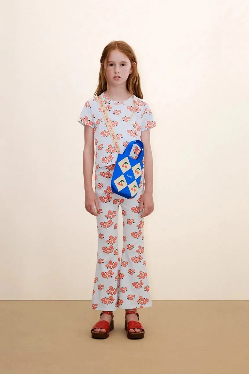 Детская футболка BLOSSOMS RIB TEE