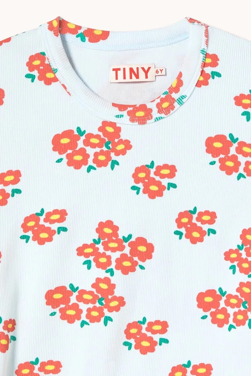 Детская футболка BLOSSOMS RIB TEE - фото 4