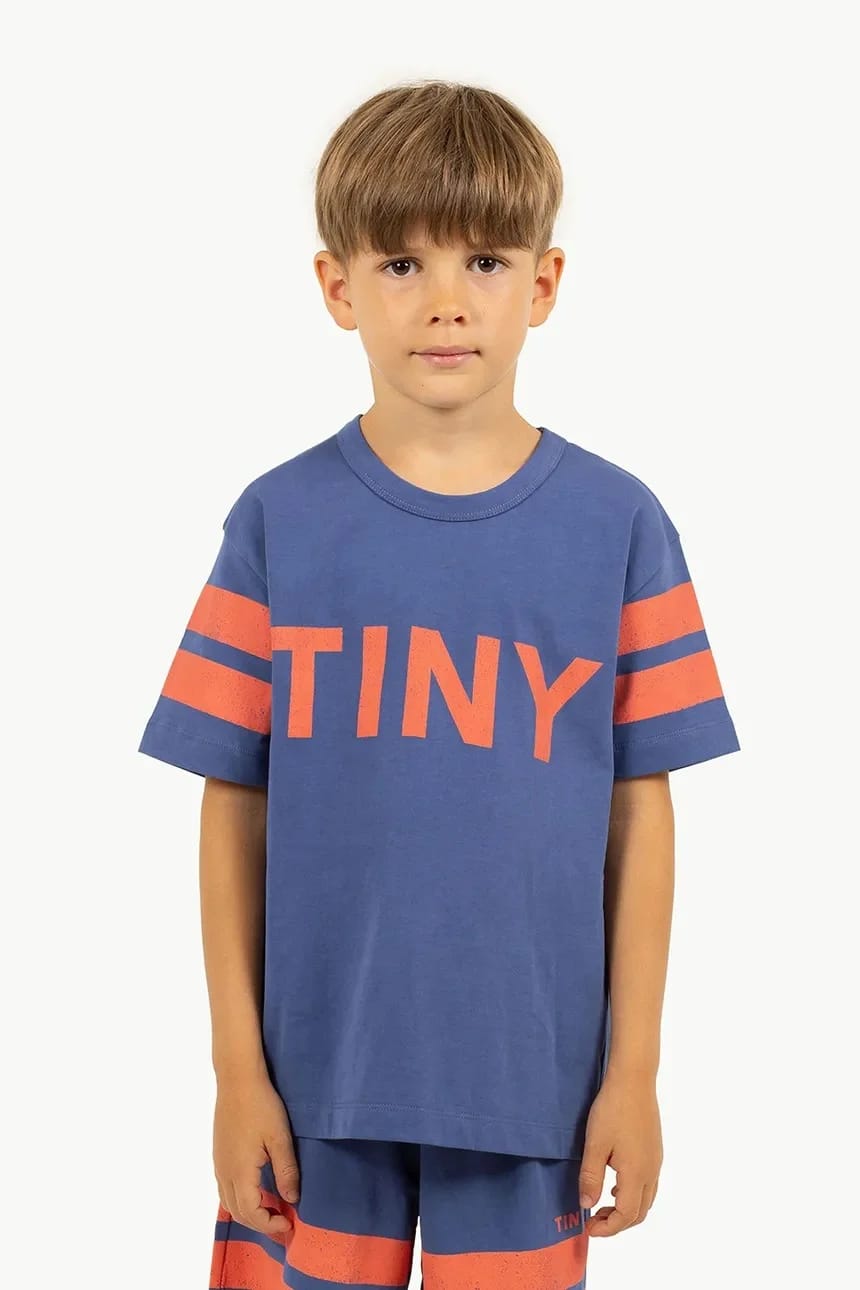 Детская хлопковая футболка STRIPES LOGO TEE военно-морской для мальчиков