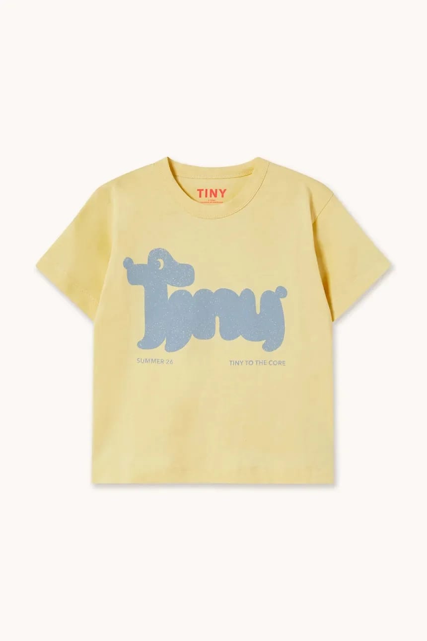 Детская хлопковая футболка TINY DOG GRAPHIC TEE - фото 2