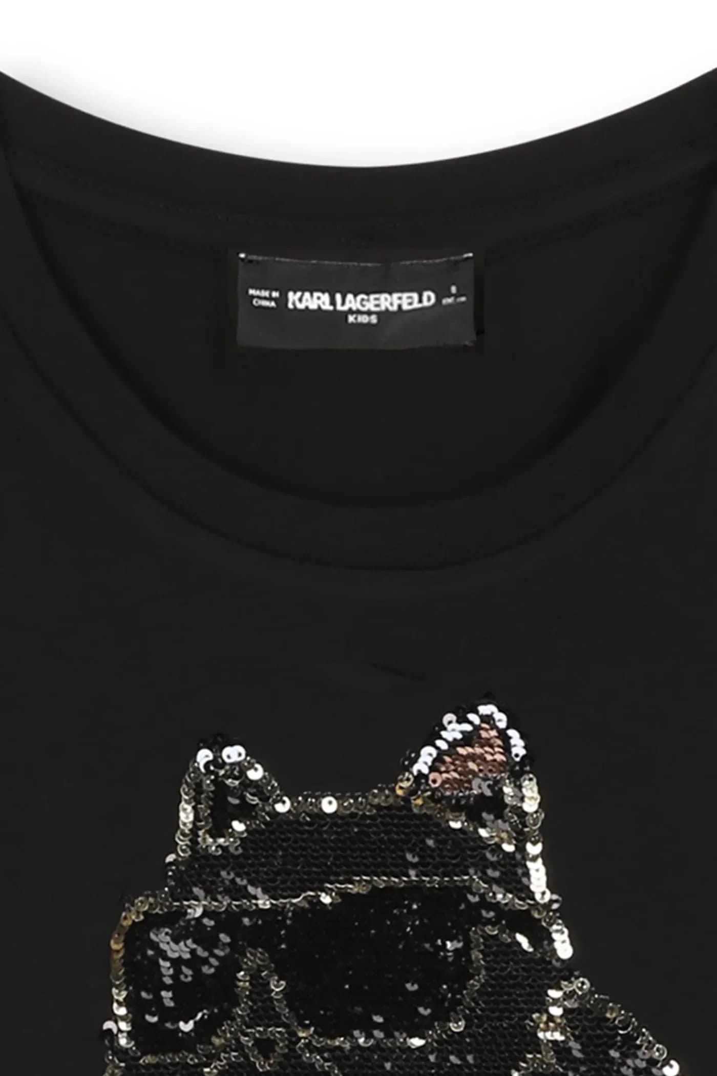 Детская футболка черная для девочек - фото 3
